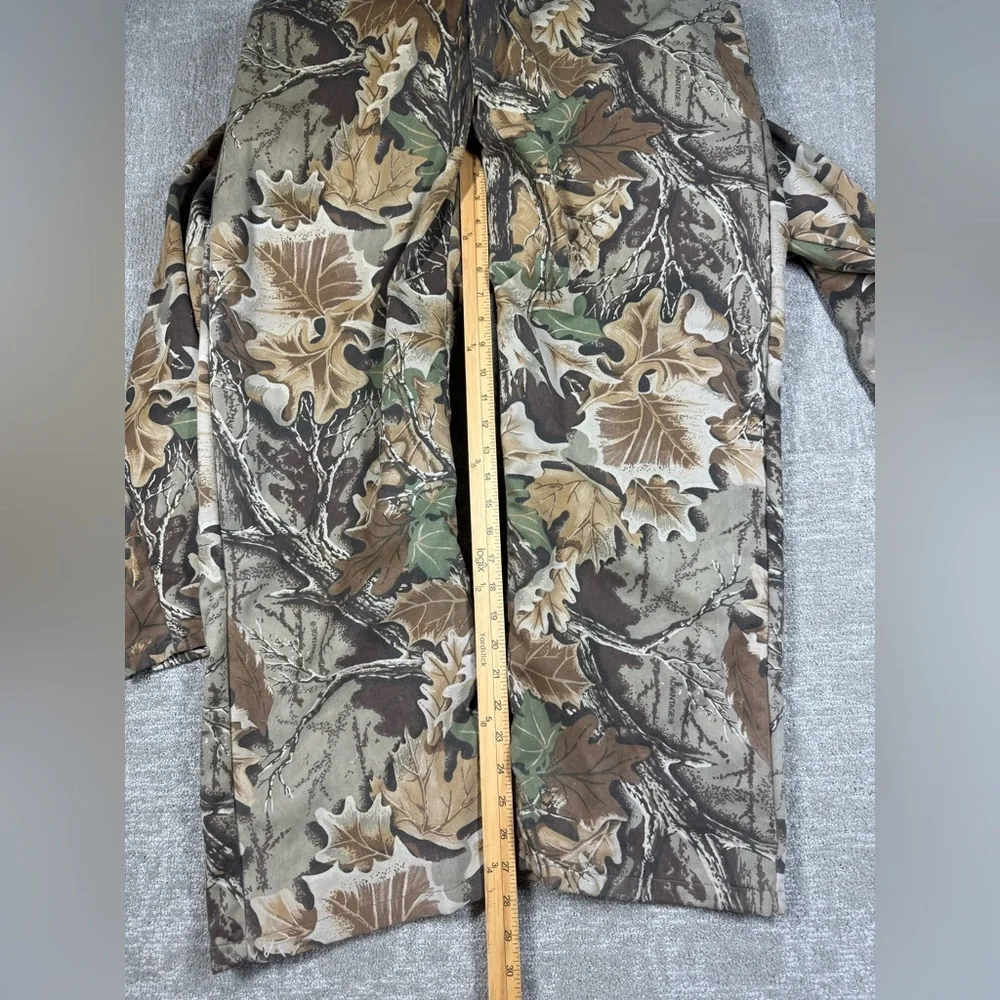 Vintage Cabelas Made in USA Camo Long Sleeve Hunting Coveralls Men Size Large